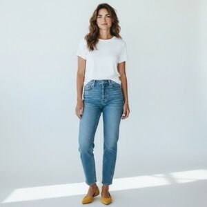 Time And Tru Yellow Gold Velvet Point Toe Ballet Flats Slip On Shoes 8.5 NWOT